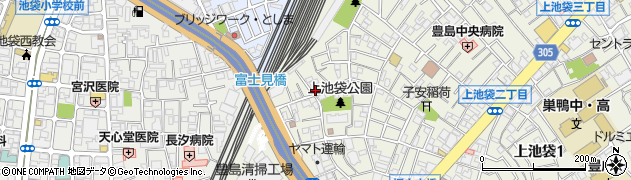 東京都豊島区上池袋2丁目29-3周辺の地図