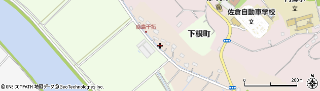 千葉県佐倉市下根223周辺の地図