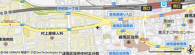ニッポンレンタカー練馬区役所前営業所周辺の地図