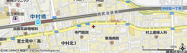 ジャパンケア中村橋周辺の地図