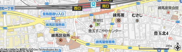 元祖 札幌や 練馬周辺の地図