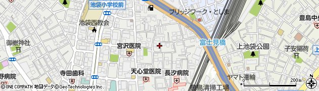 東京都豊島区池袋1丁目周辺の地図