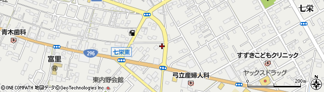 千葉県富里市七栄318-34周辺の地図