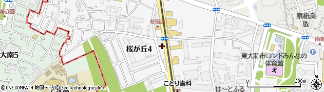 天ぷらさき亭玉川上水店周辺の地図
