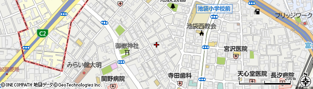 東京都豊島区池袋3丁目62-5周辺の地図