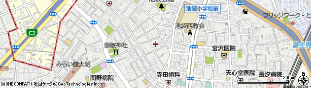 東京都豊島区池袋3丁目62-11周辺の地図