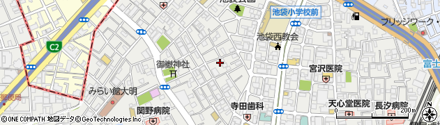 東京都豊島区池袋3丁目62-6周辺の地図