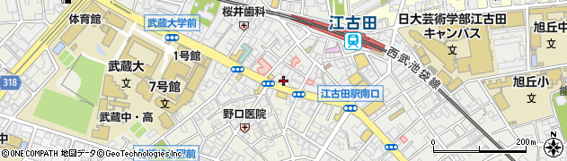 まいばすけっと江古田栄町店周辺の地図