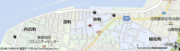 千葉県銚子市仲町1809周辺の地図