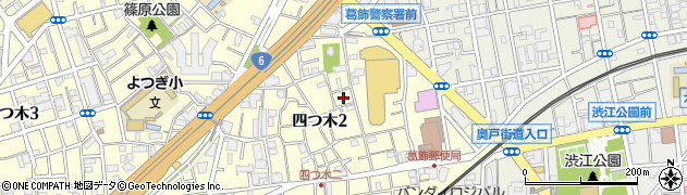 東京都葛飾区四つ木2丁目17周辺の地図