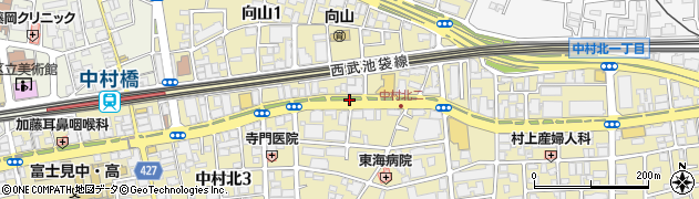 千川通パーキングメーター５周辺の地図