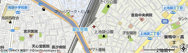 東京都豊島区上池袋2丁目29-6周辺の地図