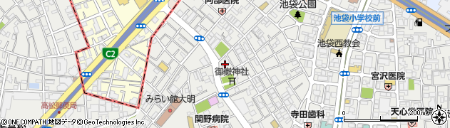東京都豊島区池袋3丁目45周辺の地図