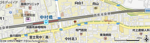 カクヤス中村橋店周辺の地図