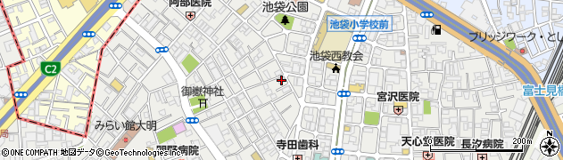 東京都豊島区池袋3丁目62-9周辺の地図