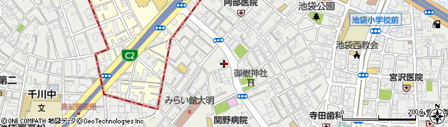 東京都豊島区池袋3丁目37-15周辺の地図