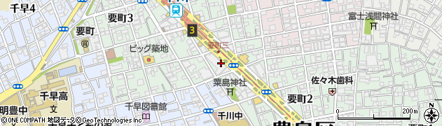 東京都豊島区要町3丁目1周辺の地図