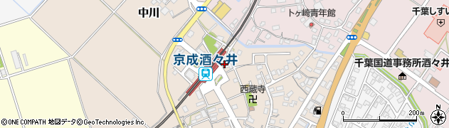 スペースＥＣＯ京成酒々井駅前第１駐車場周辺の地図