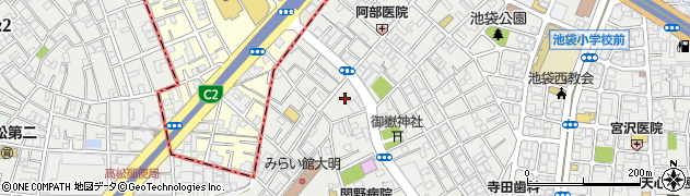 東京都豊島区池袋3丁目37周辺の地図
