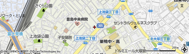株式会社とらの門　自動車部品販売部池袋店周辺の地図