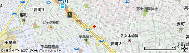 東京都豊島区要町3丁目31周辺の地図