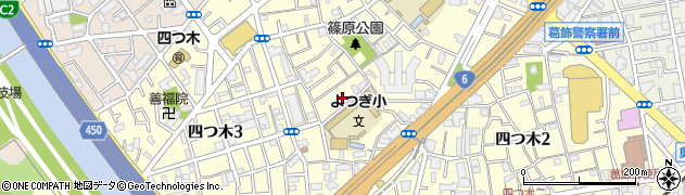 東京都葛飾区四つ木4丁目7周辺の地図