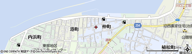 千葉県銚子市仲町1687周辺の地図
