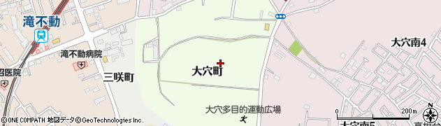 千葉県船橋市大穴町周辺の地図