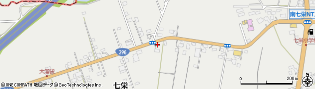 千葉県富里市七栄112周辺の地図