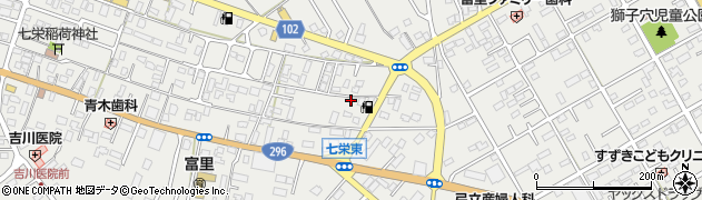 千葉県富里市七栄396周辺の地図