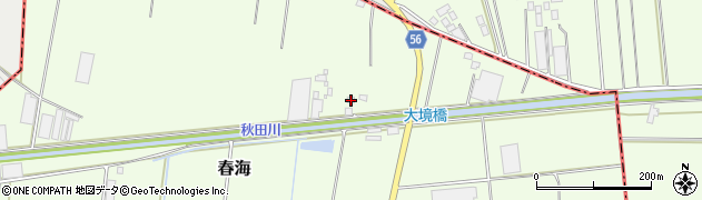 千葉県匝瑳市春海5881周辺の地図