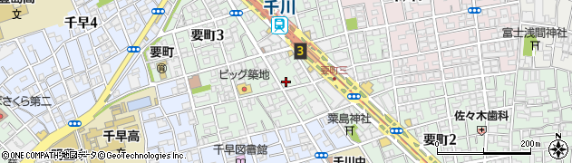 東京都豊島区要町3丁目9-5周辺の地図