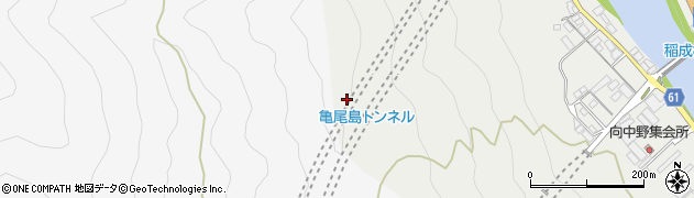 亀尾島トンネル周辺の地図