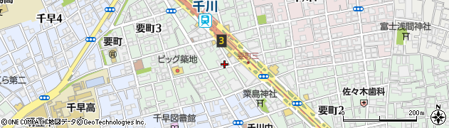 東京都豊島区要町3丁目9-1周辺の地図