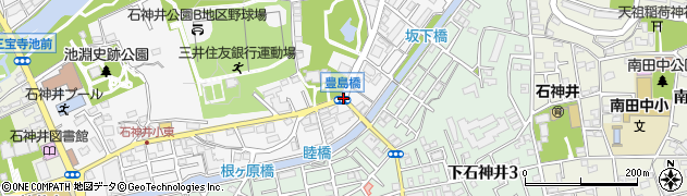 豊島橋周辺の地図