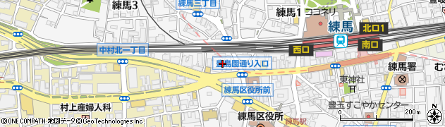 東京都練馬区練馬3丁目1周辺の地図