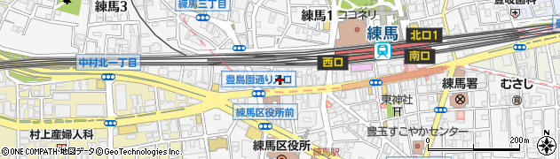 足立屋京染店周辺の地図