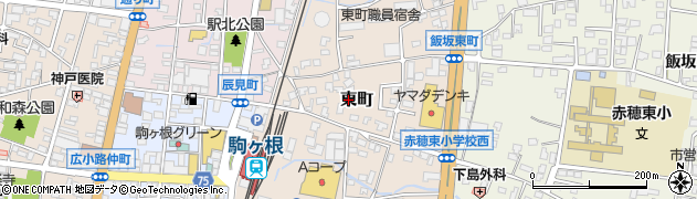 長野県駒ヶ根市東町12周辺の地図