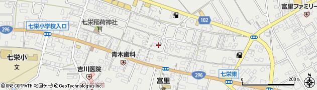 千葉県富里市七栄356-7周辺の地図