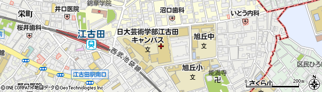 日本大学藝術学部　江古田キャンパス周辺の地図