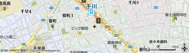 東京都豊島区要町3丁目9周辺の地図