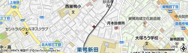 東京都豊島区西巣鴨2丁目10-16周辺の地図