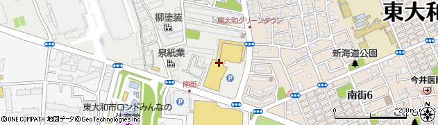 ユニクロ東大和店周辺の地図