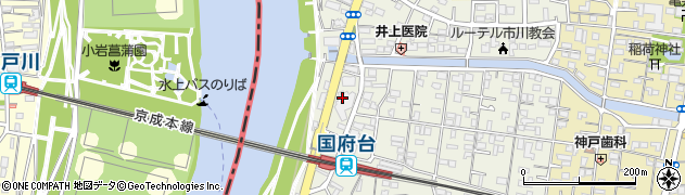 有限会社川宗園　京成国府台駅前店周辺の地図