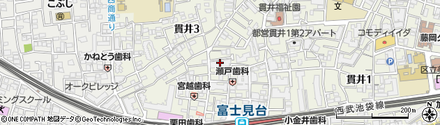 ビッグ・エー　練馬貫井店周辺の地図