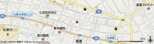 千葉県富里市七栄356周辺の地図