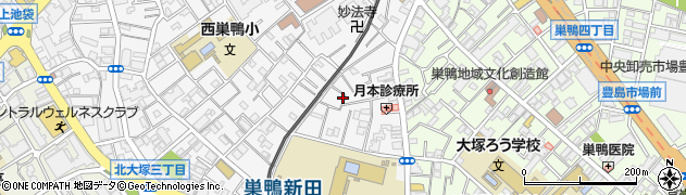 東京都豊島区西巣鴨2丁目4-8周辺の地図