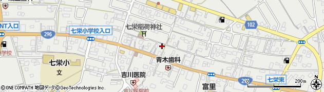 千葉県富里市七栄324周辺の地図