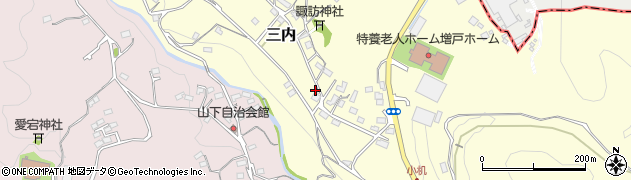 東京都あきる野市三内550周辺の地図