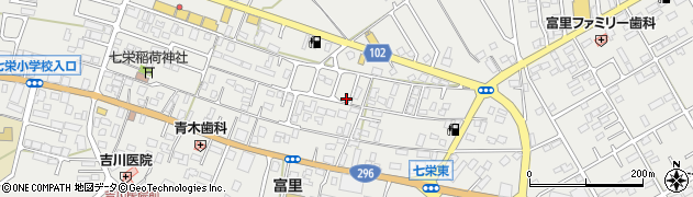 千葉県富里市七栄364周辺の地図